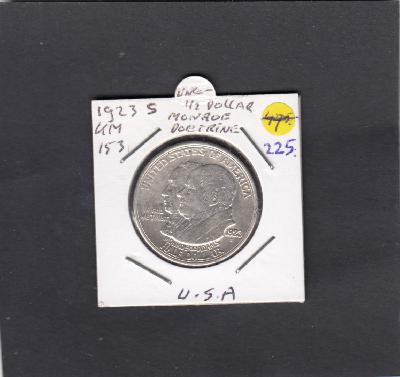 Beschrijving: 1/2 Dollar MONROE DOCTRINE